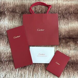 Cartier Shopping Bag and Accessories